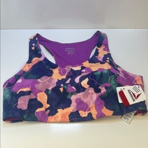 Reebok Colorful Camouflage Sports Bra